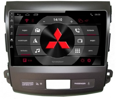 ШГУ Mitsubishi Outlander XL 2006-2012, экран 9", арт.MSB902 K6